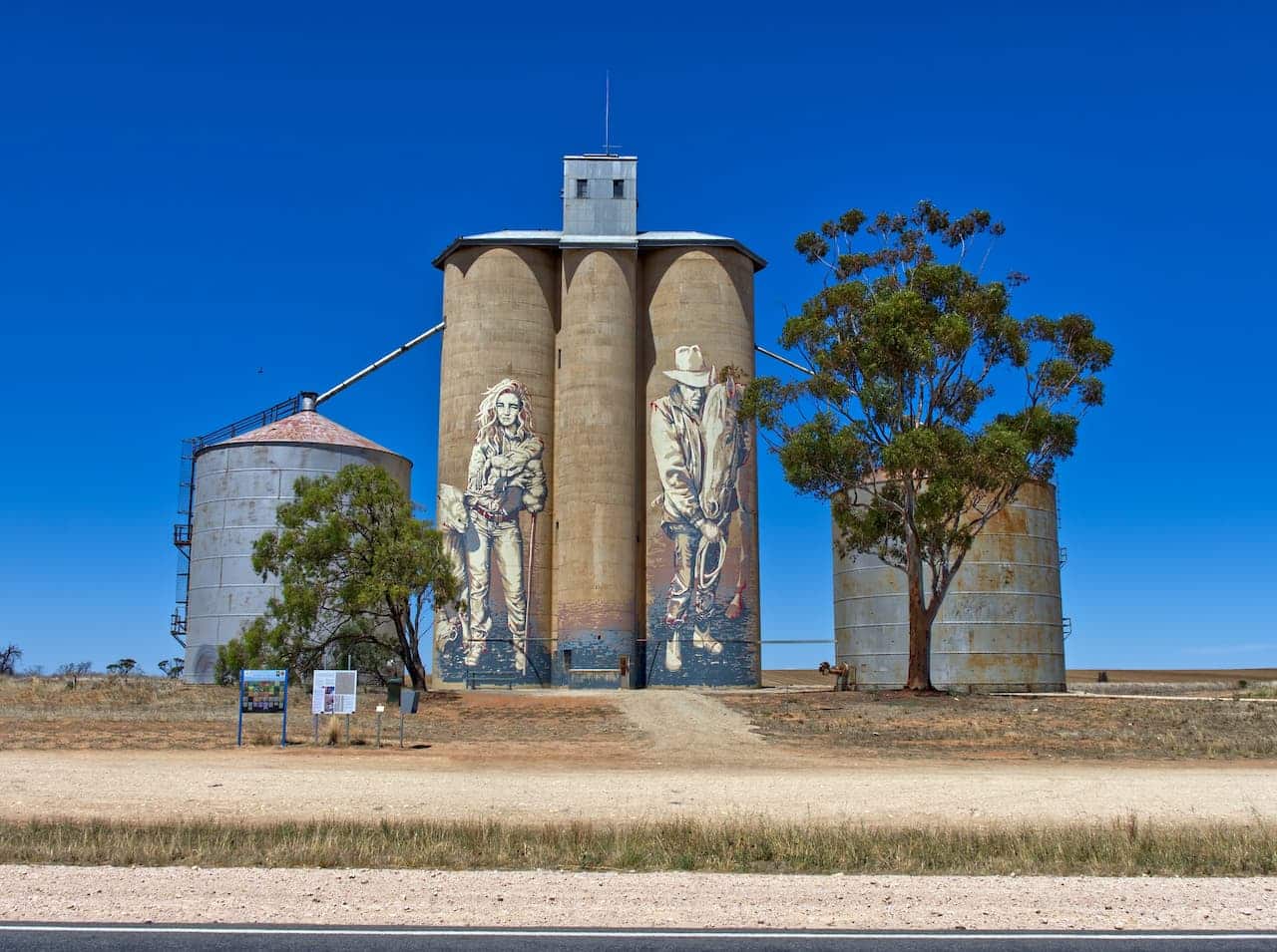 Rosebery Art Silo; Silo Art Trail, Rosebery, Victoria, Australia