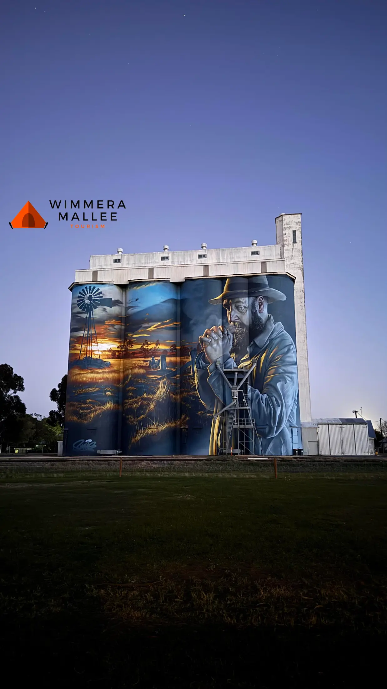 Lameroo Silo Art Eastern Silo Block